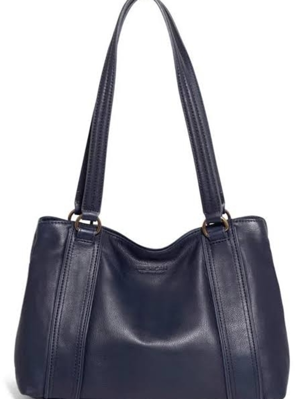 American Leather Co Navy Shoulder Bag